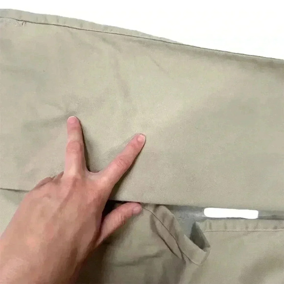 Lands' End Men's Beige Chino Pants Size 21 Straight Leg Solid - Picture 8 of 8